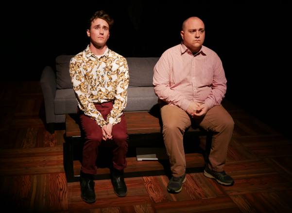 Wesley Whitson and Greg Cote as Dennis and Ethan in FROM WHITE PLAINS